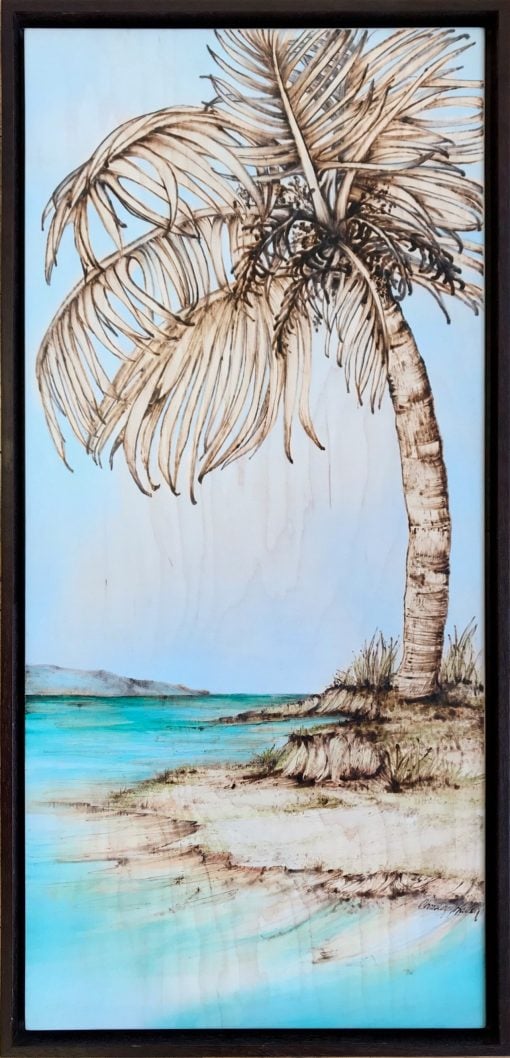 "Gray Palm" by Christine Halton - CH578