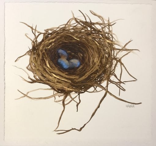 "Nest With Three Eggs" by Christine Waara - CW202