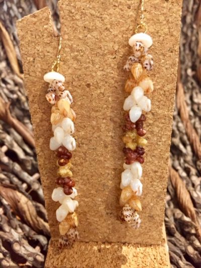 Ni'ihau Earrings, Kipona Dangle - PANC1042