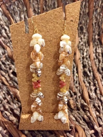 Ni'ihau Earrings, Kipona Dangle - PANC1045a