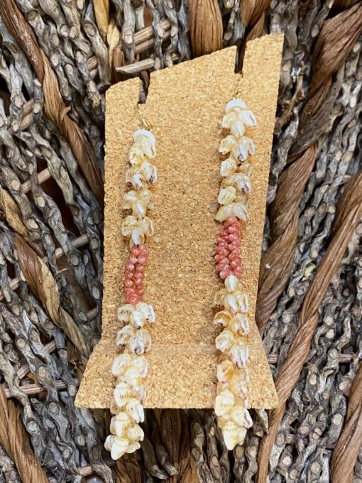 Ni'ihau Earrings, Kipona Dangle - PANC1050-M