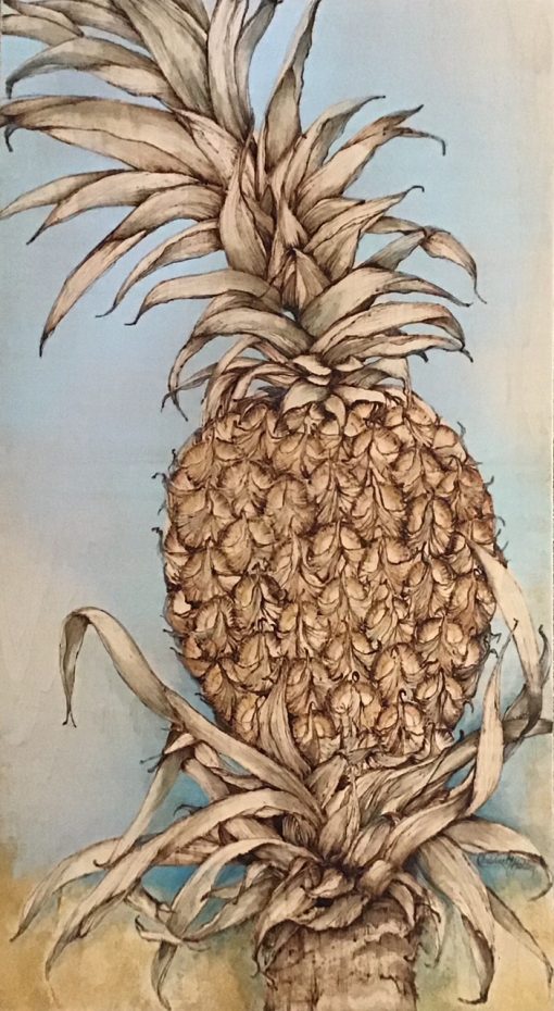 "Sweet Golden Pineapple" by Christine Halton - CH579