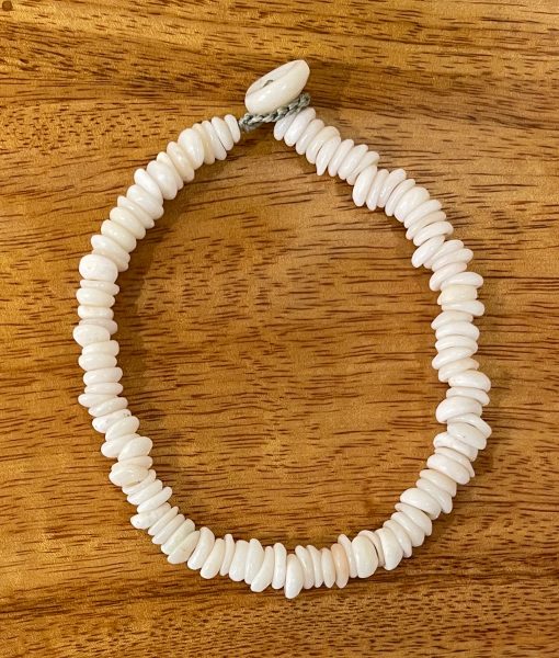 Puka Shell Bracelet by Kanna McCann - White - PANK1489-H