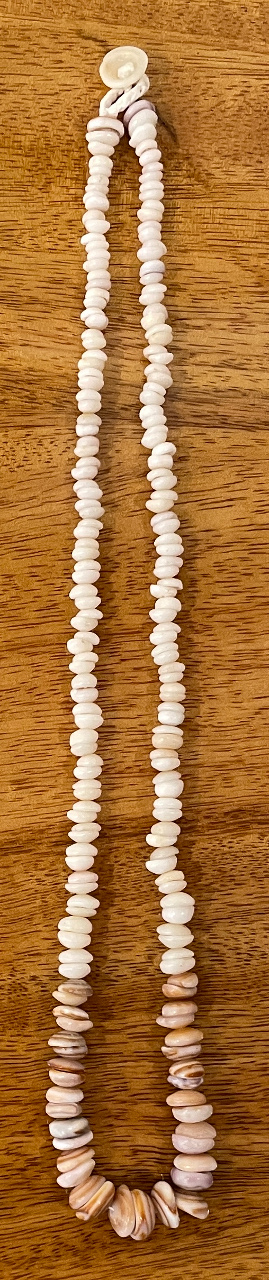 Puka Shell Necklace by Kanna McCann - 18.5" White and Assorted Colors - PANK1481-H