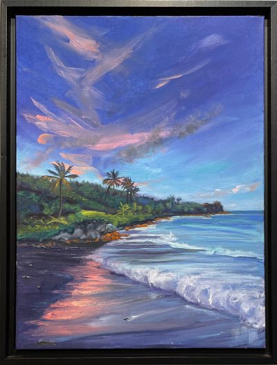 "Black Sand Beach Sunset" by Diane Snoey Appler - DAP470