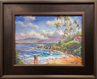 "Couple at Napili Bay" by Mort Luby - MOL496