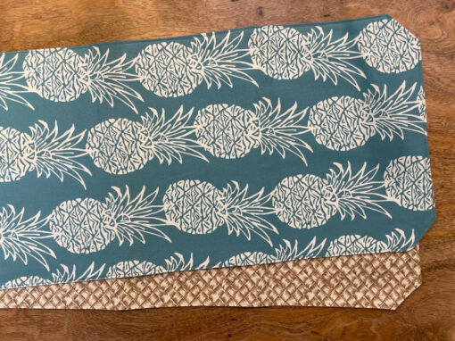 Pineapple Aqua 72" Table Runner by Maui Potpourri