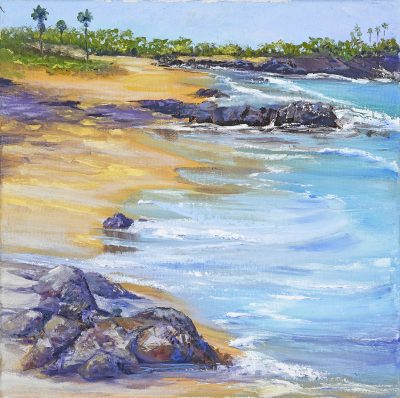 "Waves Breaking - Kamaole Beach" by Diane Snoey Appler