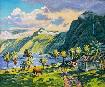 "Laundry Day in Molokai" by John Ensign - JCE102