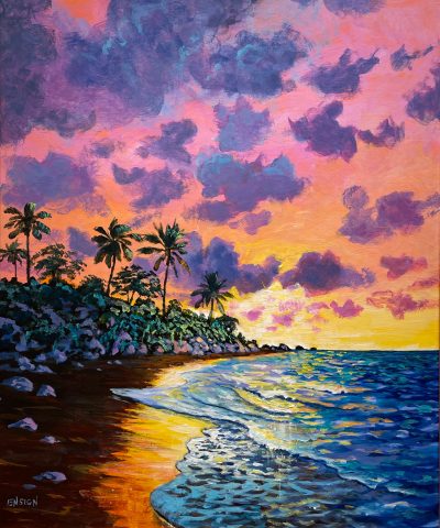 "Wailea Beach Glow" by John Ensign - JCE93