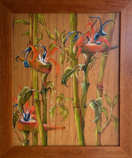 Birds & Bamboo by Christine Halton