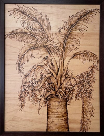 Sepia Palm by Christine Halton