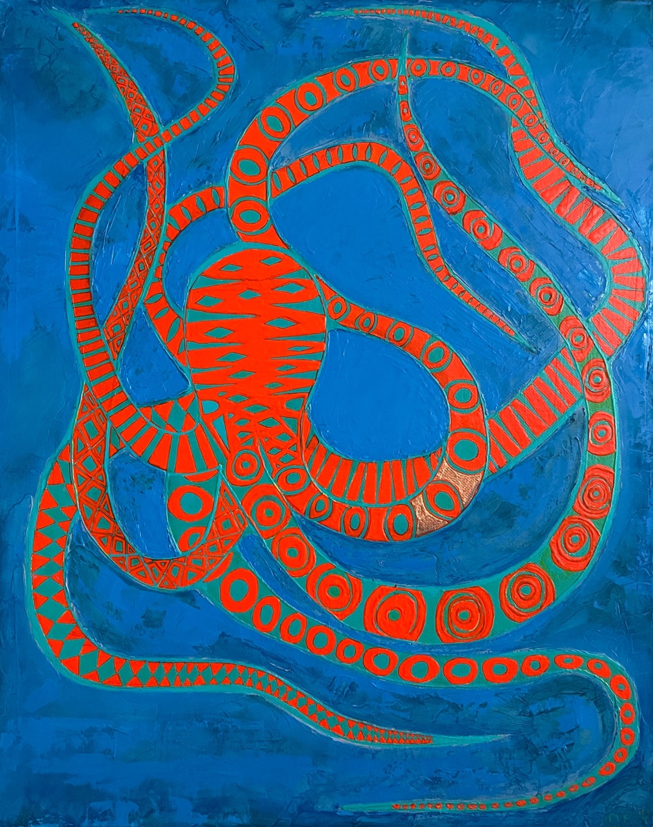 "Orange Octo" by Peter Fisher - PVF18