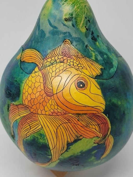 Glorious Goldfish Gourd by Jaz Staley - JSE1294