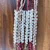 Ni'ihau Collectors' Lei, 41 inch 3 Strand Pikake With Poleho Ikaika