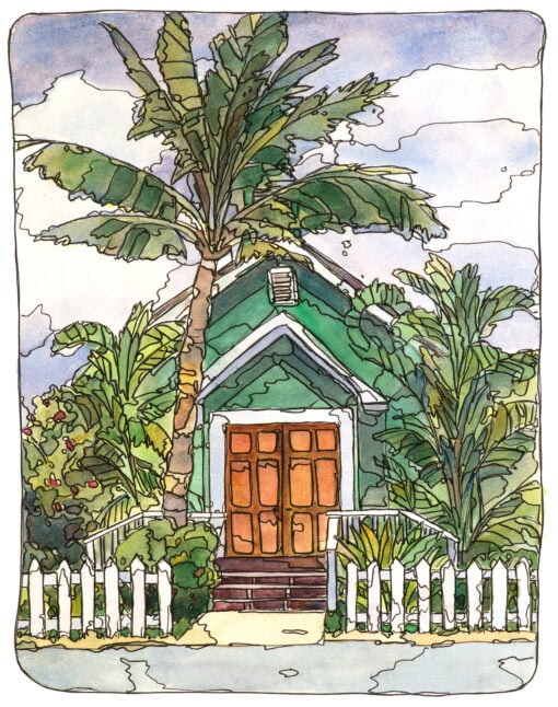 "Keolahou Church (Kihei, Maui)" by Stacy Vosberg - STV008W