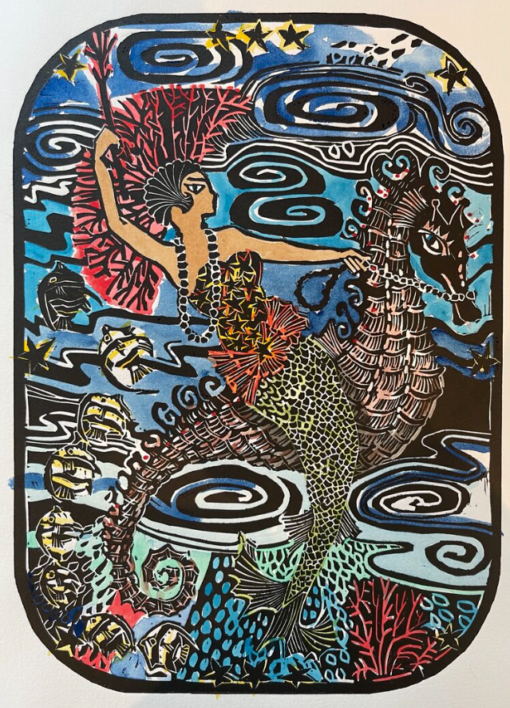 "Onward Mermaid" by Caroline Killhour - CMK905