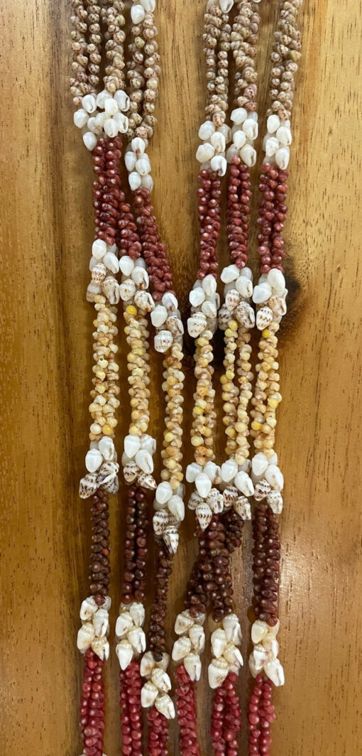 Ni'ihau Collectors' Lei, 36-Inch 3-Strand Kipona - PANC1153