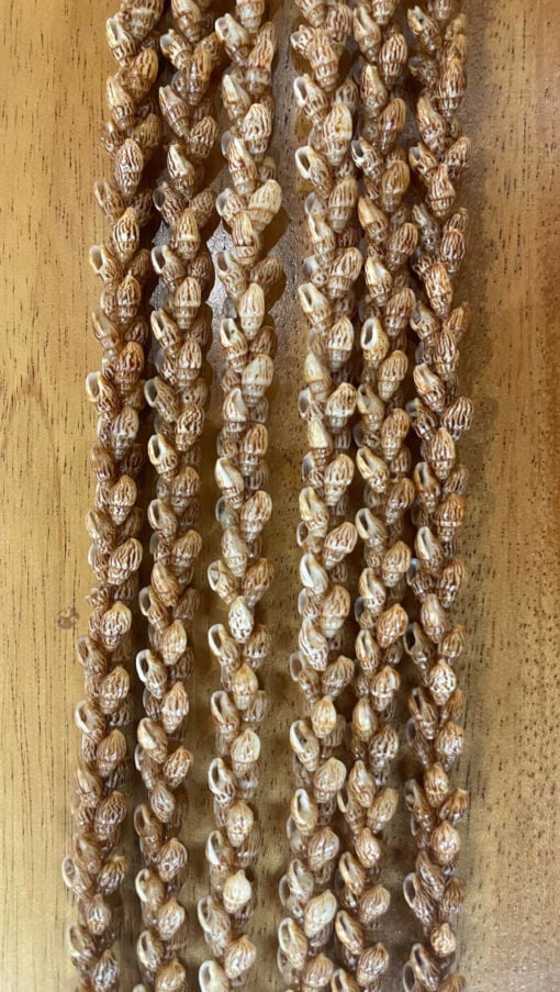 Ni'ihau Collectors' Lei, 42-Inch 3-Strand Laiki Kahakaha Ikaika - PANC1234