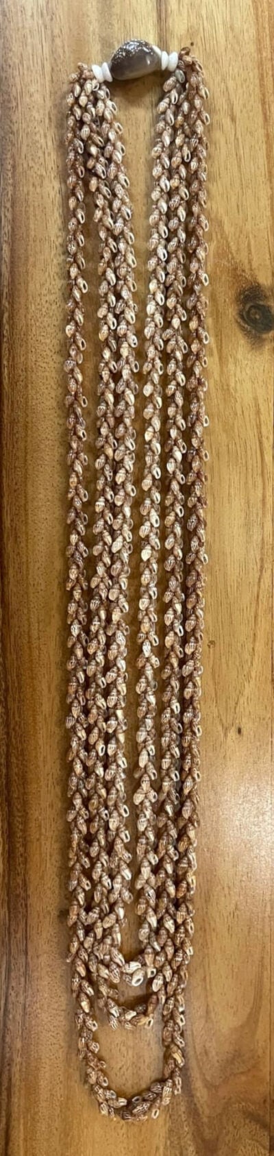 Ni'ihau Collectors' Lei, 42-Inch 3-Strand Laiki Kahakaha Ikaika - PANC1234