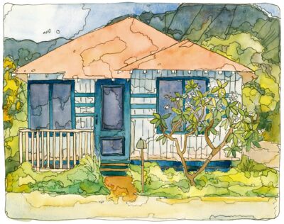 "Plantation Hale (Waianae, Oahu)" by Stacy Vosberg - STV004W