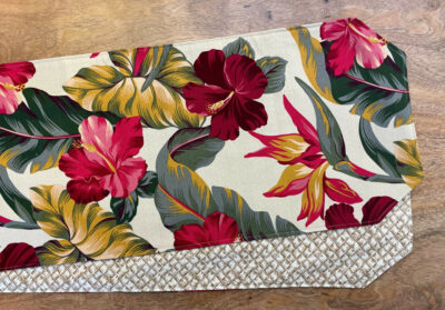 Island Hibiscus 72" Table Runner by Maui Potpourri