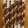 Ni'ihau Collectors' Lei, 52-Inch 3-Strand Poleho and Momi - PANC1247