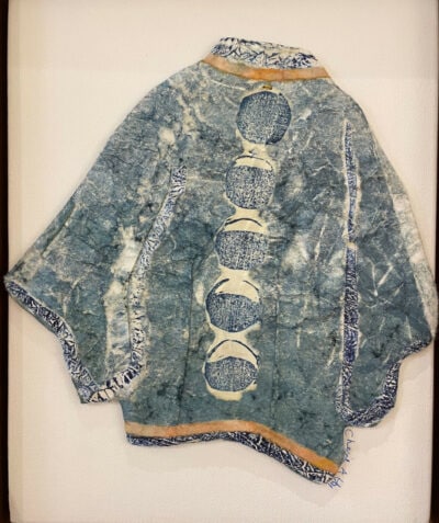 "Happi Coat" Series - Small Handmade Paper Kimono Wall Sculpture by Cherie Attix - CAT014