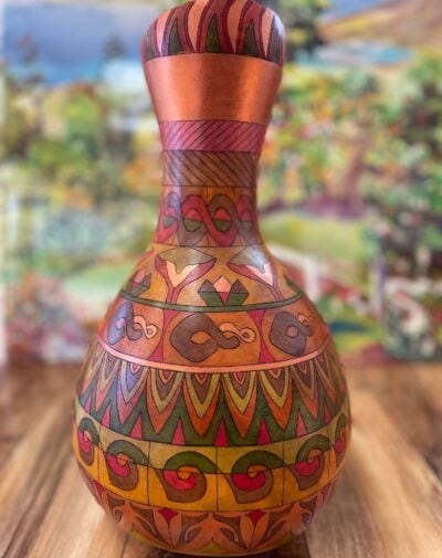 Carnival II Gourd by Jaz Staley - JSE1264