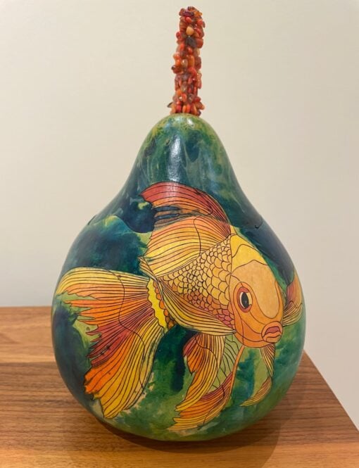 Glorious Goldfish Gourd by Jaz Staley - JSE1294