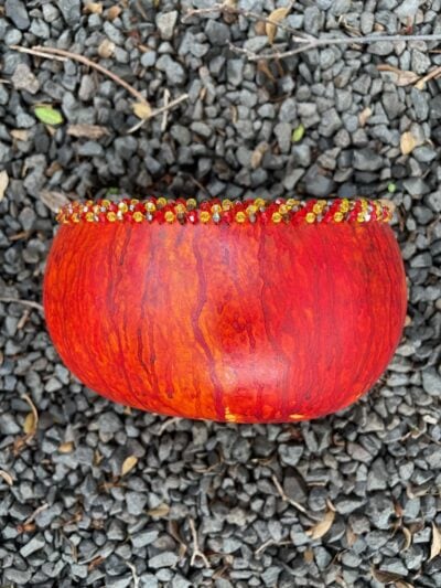 Lava Bowl Gourd by Jaz Staley - JSE130