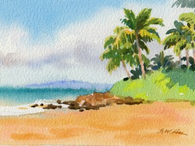 "Maui Beach Scene" by Shaowei Liu - SHL001