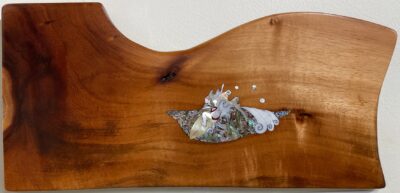 "Summer Swell" Wood and Shell Inlay by Maho Shaw - MAHO04