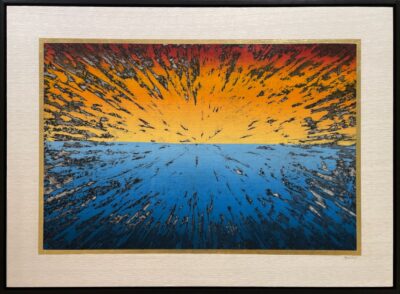 "Sunset" Silk Print by Jim Powlan - JFP61