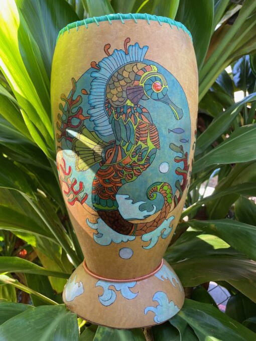 Wide-eyed Seahorse Gourd by Jaz Staley - JSE1363