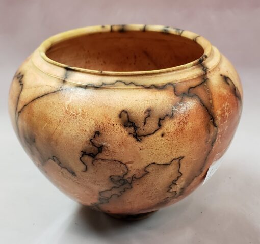 Horse Hair Raku Bowl by Stephen Hoel - STH009