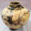 Horse Hair Raku Vase by Stephen Hoel