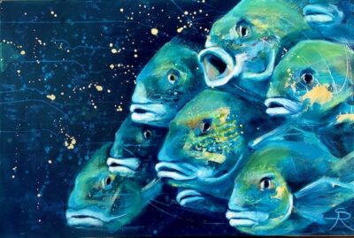 "Fishy Friends Stick Together" by Sabine Ronge