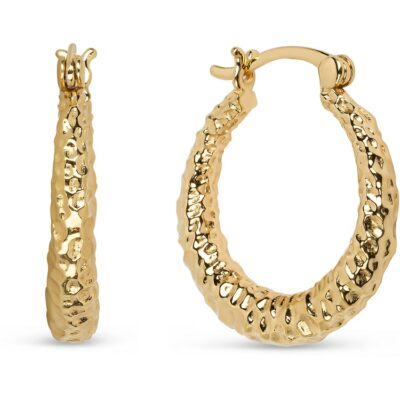 Lava Lava Hoop Earrings 18K Gold Vermeil