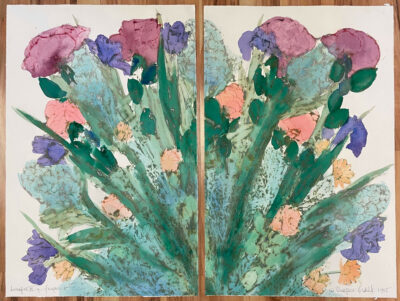 "Limoge III" Diptych by Margaret Bedell