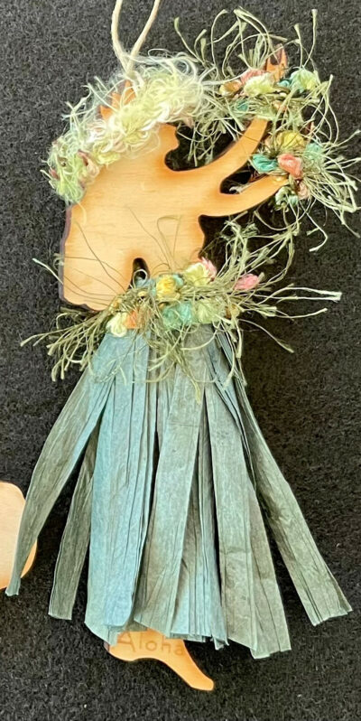 Hula Dancer Ornament by Maui Island Love