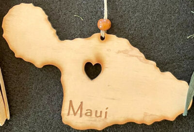 Maui Island Ornament by Maui Island Love