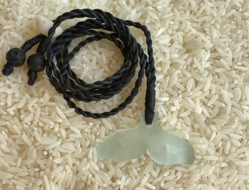 Hand-carved Sea Glass Necklace by Sam Grim