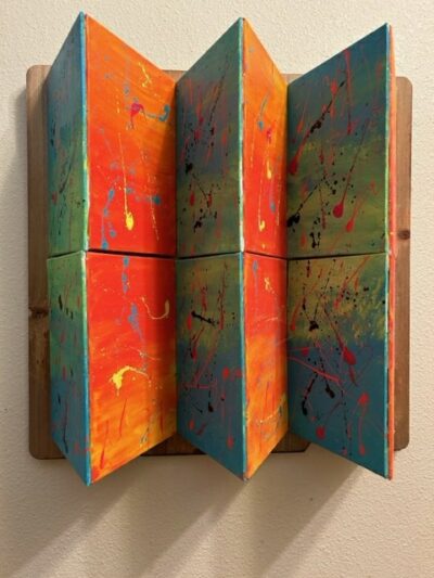 "3D of Orange/Green" by Bené Cambra