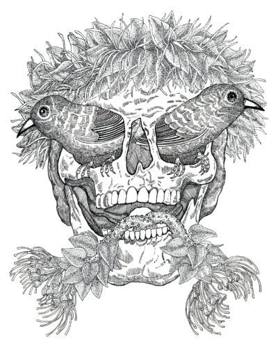 "ʻŌhiʻa's Skull" by Daniel Francisco Parra Ochoa