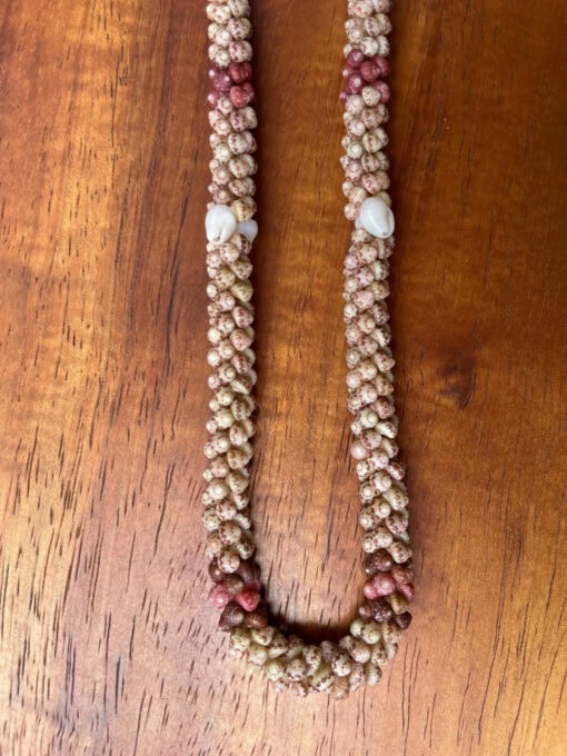Ni‘ihau Lei, 19-Inch 2-Tie Poepoe