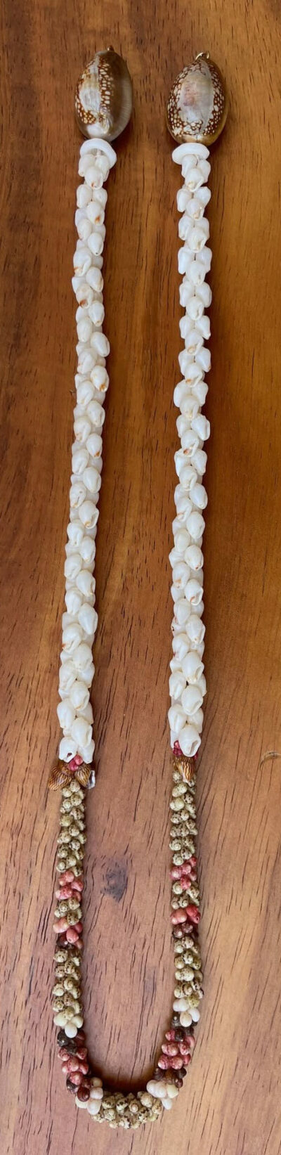 Ni‘ihau Lei, 21-Inch Double Kipona Poepoe