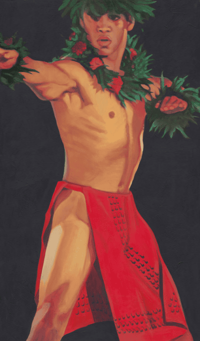 "Hula Kane In Red" by Suzy Papanikolas