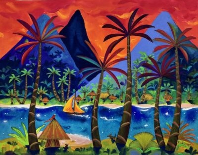 "Between the Palms" by Kirsten Bunney