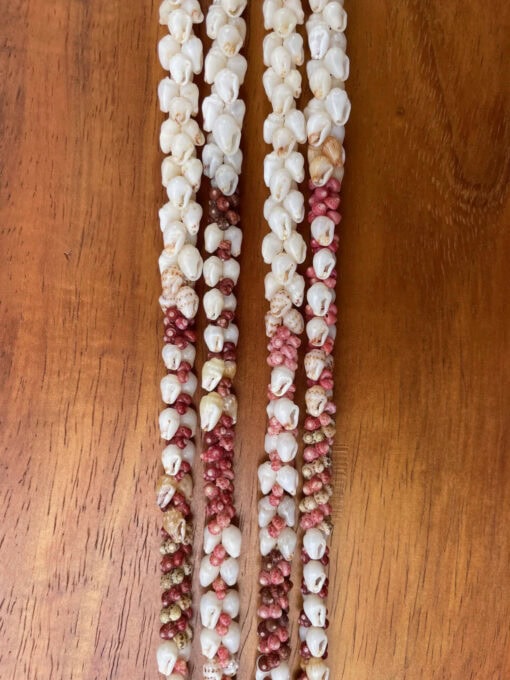 Ni‘ihau Lei, 26/28-Inch 2-Strand Kipona Deluxe